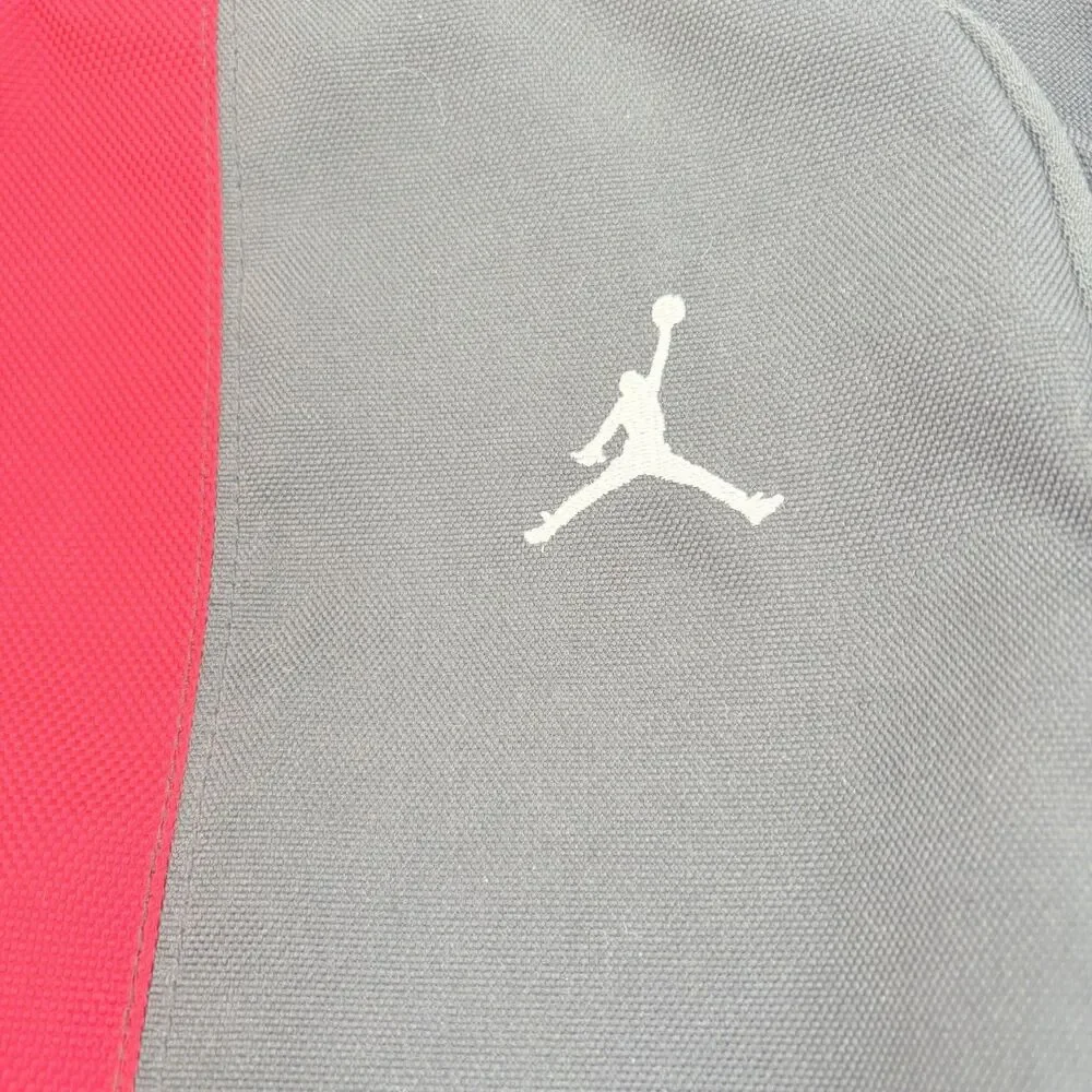 NIKE JORDAN Backpack Gray Pink Jumpman Laptop School Travel Bag